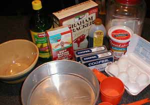 INGREDIENTS CHEESE CAKE